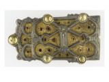 Tombe de la reine Arégonde : plaque-boucle de ceinture ou baudrier