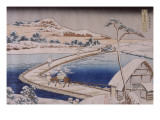 The Pontoon Bridge at Sano in the Province of Kozuka