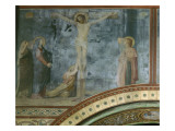 La crucifixion  quatrième travée du côté droit de la nef de l'église Saint-Germain-des-Prés
