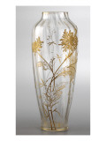 Vase à décor de chrysanthèmes
