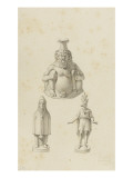 Vase ayant la forme d'une figure grotesque