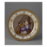 Femme jouant de la lyre