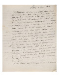 Lettre autographe signée de Antoine-Alexandre Barbier (1765-1825)  bibliothécaire de l'Empereur