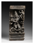 Bois de char de procession représentant Andhakasura Vadha Murti