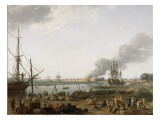 Vue du port de Rochefort