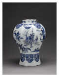Vase de Delft dans le style chinois