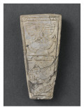 Plaquette d'incrustation : bouquetin et aigle léontocéphale
