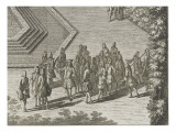 Recueil des "Plans  Profils et Elévations du Château de Versailles" : planche 35 : vue