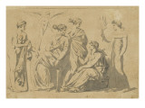 Album : Trois personnages dont un assis ; femme ; Demeter dans la maison de Kelos ()