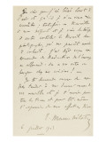 Volume III : Lettre-autographe   06-juil-03