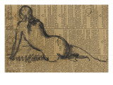 Femme assise de dos