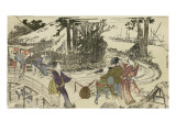 Femmes en promenade dans un jardin