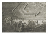 Recueil des "Plans  Profils et Elévations du Château de Versailles" : planche 35 : vue