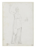 Album : Femme debout vue de dos; La Flore Capitoline ; Femme debout drapée