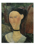 Femme au ruban de velours
