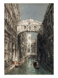 Venise  le pont des Soupirs