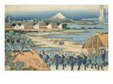 Vue du Senju : défilé de Daimyo