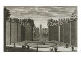 Recueil des "Plans  Profils et Elévations du Château de Versailles" : planche 45 : vue du