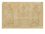 Album : Trois personnages dont un assis ; femme ; Demeter dans la maison de Kelos ()