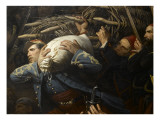 Episode du siège de Sébastopol pendant la guerre de Crimée en 1855  gorge de Malakoff