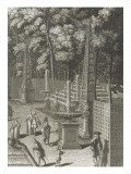 Recueil des "Plans  Profils et Elévations du Château de Versailles" : planche 40 : vue