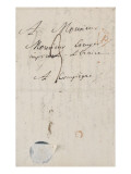 Lettre autographe signée de Antoine-Alexandre Barbier (1765-1825)  bibliothécaire de l'Empereur