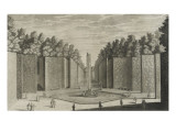 Recueil des "Plans  Profils et Elévations du Château de Versailles" : planche 44 : vue du