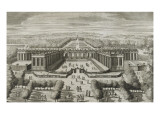 Recueil des "Plans  Profils et Elévations du Château de Versailles" : planche 47 : vue