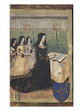 Livre d'heures Heures à la Vierge allaitant Folio 23 : La Vierge à l'Enfant (recto) Donatrice
