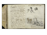 Album : texte traduisant la dernière partie du chant III de L'Enfer de Dante ; Damnés montant dans