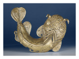 Poids à peser l'or figuratif représentant un poisson-silure