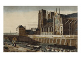 Vue de Notre-Dame  vue du bord de l'eau