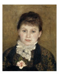 Femme au jabot blanc