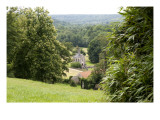 Vue des ruines de l'abbaye de Port-Royal des Champs depuis le musée