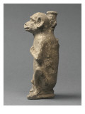 Vase plastique : singe assis