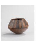 Vase caréné à décor de quadrillage et bouquetins stylisés
