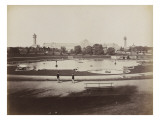 Exposition Universelle de 1851 ; Crystal Palace au fond