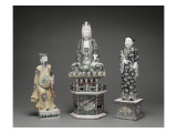 Deux immortels et Guanyin