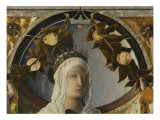 la Vierge à l'enfant entourés de huit anges