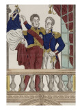 Voilà le roi qu'il nous fallait ; Louis Philippe recevant des mains du général Lafayette le