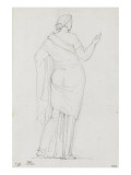 Album : Femme debout vue de dos; La Flore Capitoline ; Femme debout drapée