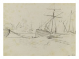 Quai avec bateaux amarrés