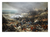 Episode du siège de Sébastopol pendant la guerre de Crimée en 1855  gorge de Malakoff