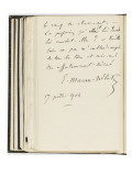 Volume III : Lettre-autographe   17-jui-1904