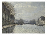 Vue du canal Saint-Martin  Paris