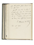 Volume III : Lettre-autographe   26 oct1904
