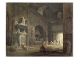 Vue d'une salle du musée des Monuments Français