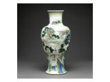 Vase à décor de personnages et de paysage