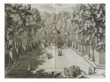 Recueil des "Plans  Profils et Elévations du Château de Versailles" : planche 37 : vue