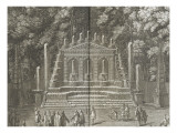 Recueil des "Plans  Profils et Elévations du Château de Versailles" : planche 40 : vue